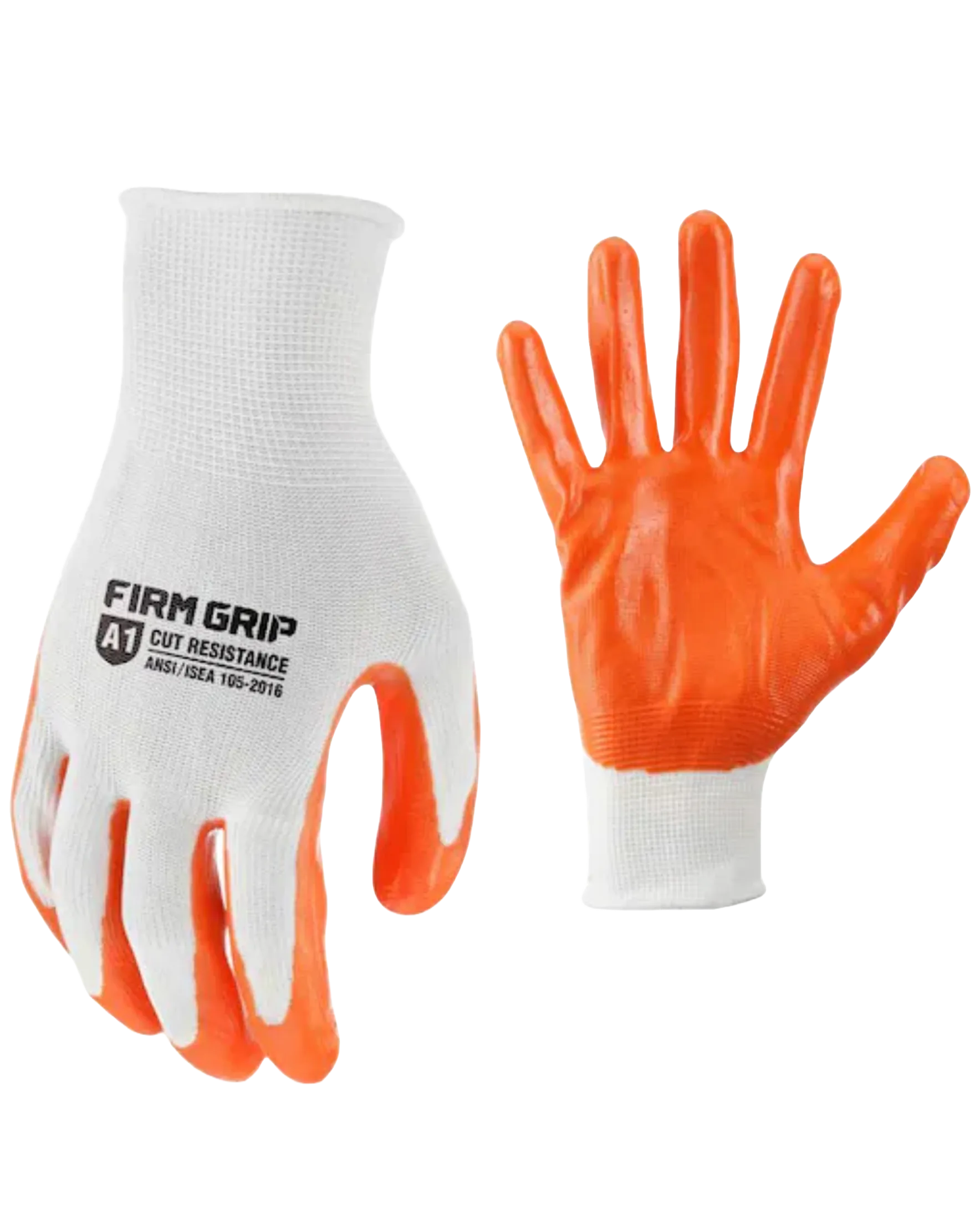 Firm Grip Large Nitrile Coated Work Gloves ( 5 Pack )