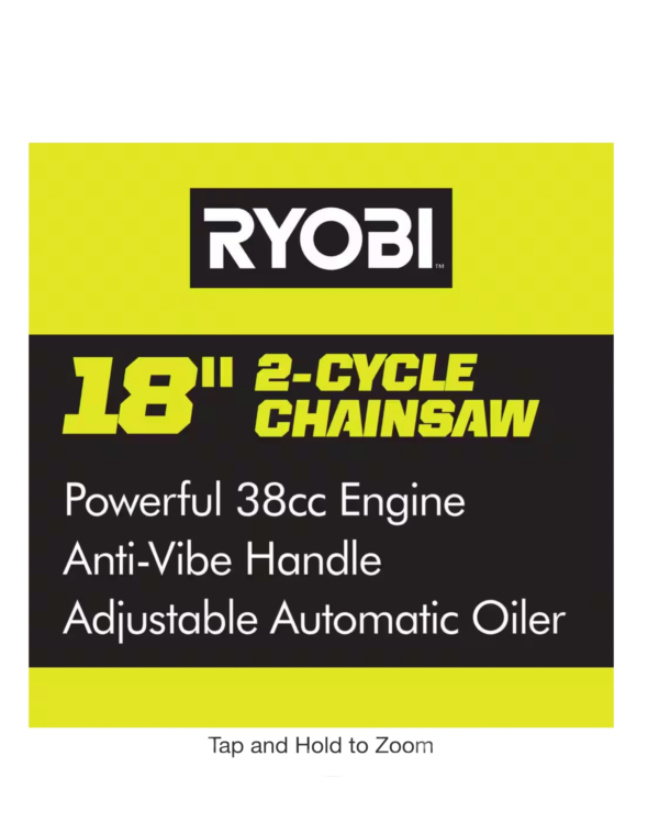 Ryobi Heavy-Duty Chainsaw - Image 9