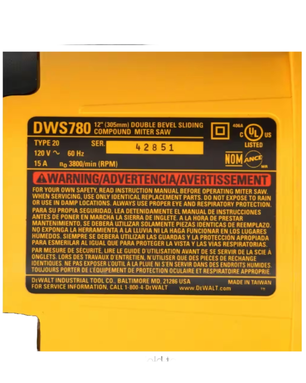 Dewalt Mitre Saw (corded 12IN) - Image 12